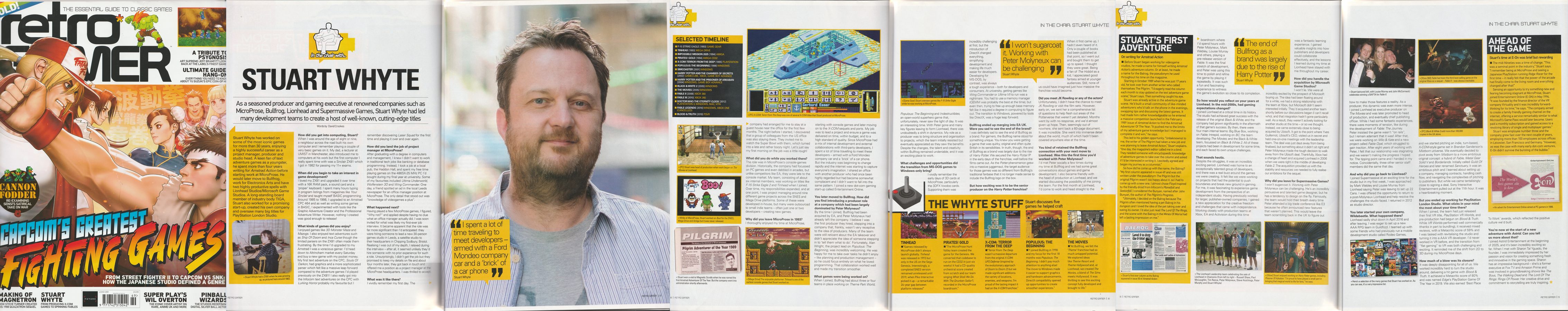 Retro Gamer — In the Chair with Stuart Whyte